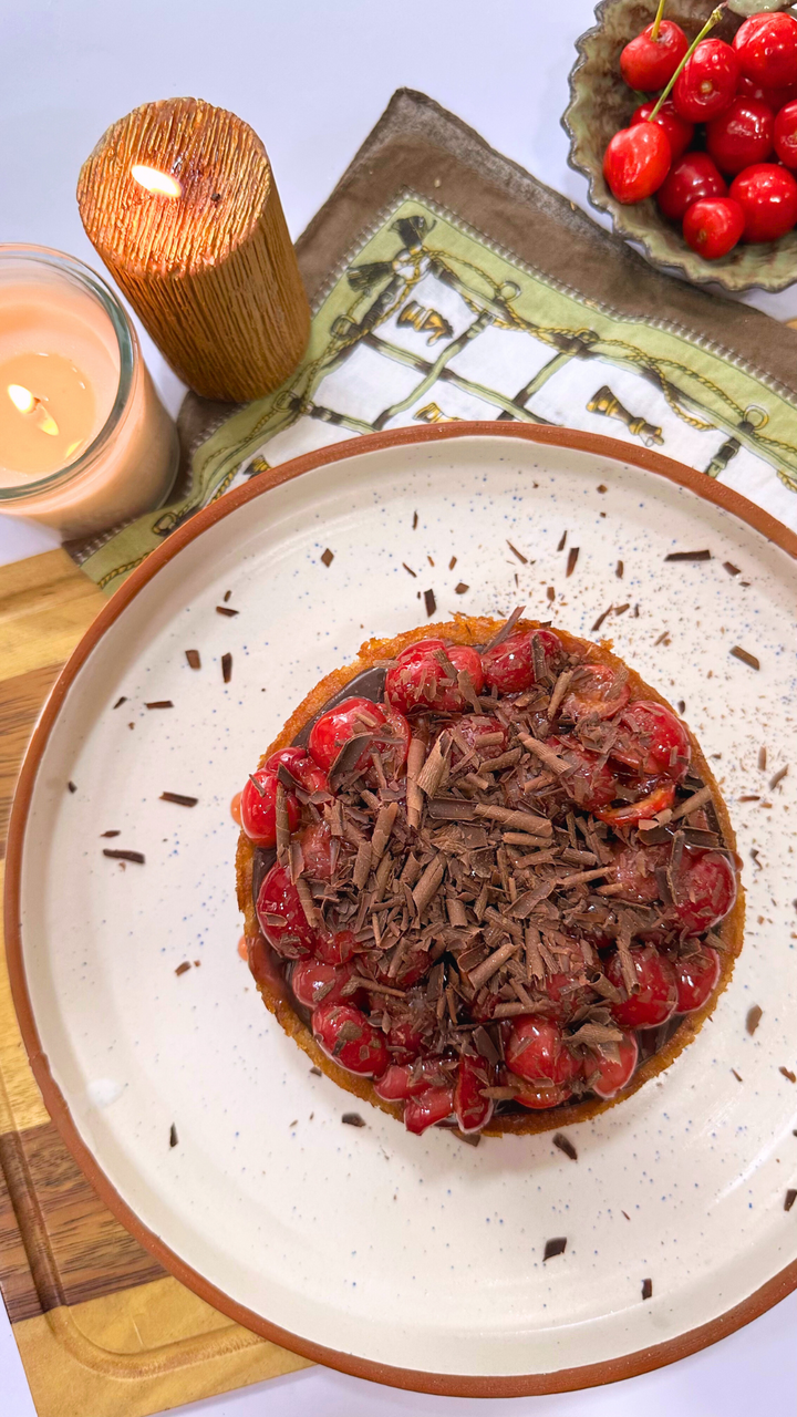Fathers Day Special : Gluten Free Vegan Black Forest Cheesecake