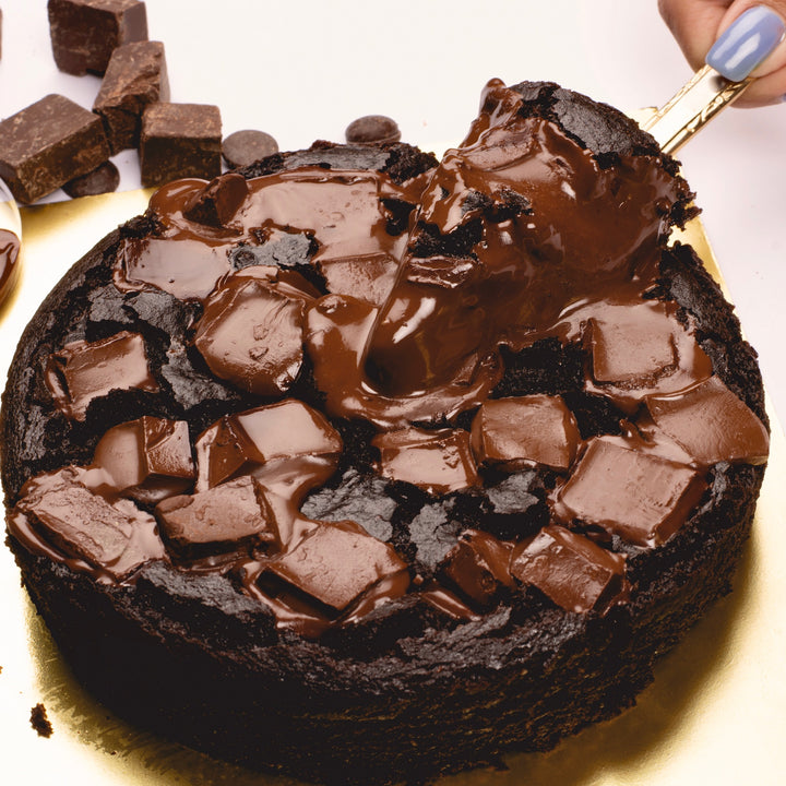 Gooey Dark Chocolate Cake