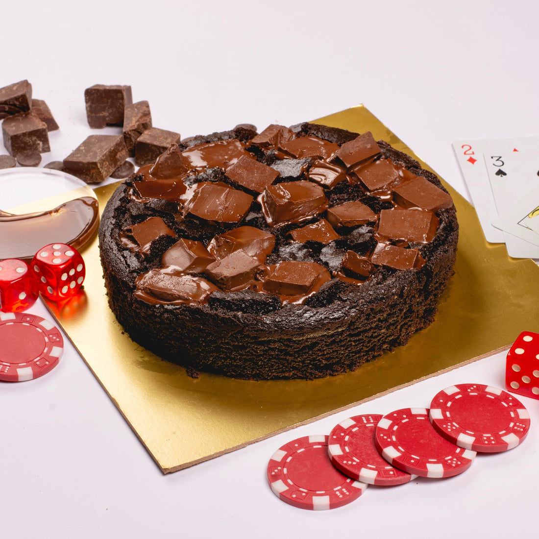 Gooey Dark Chocolate Cake