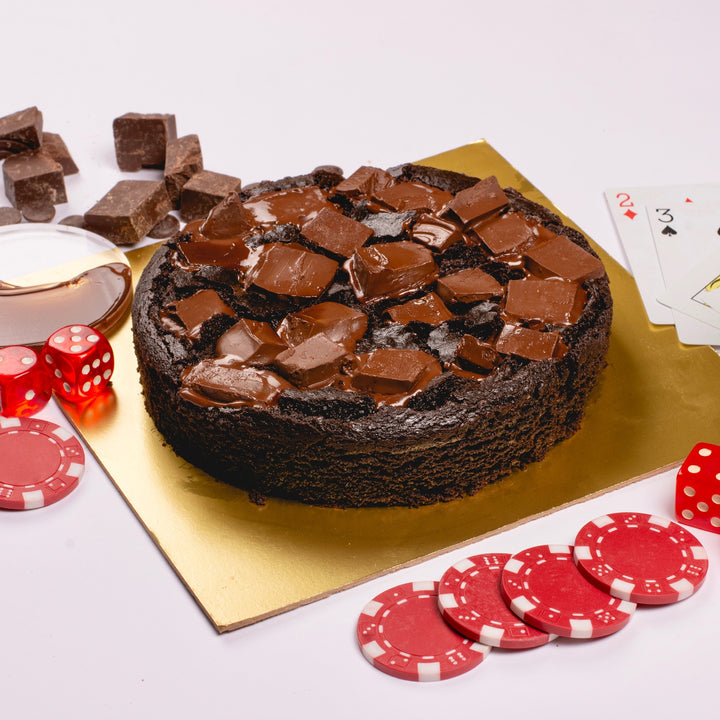 Gooey Dark Chocolate Cake