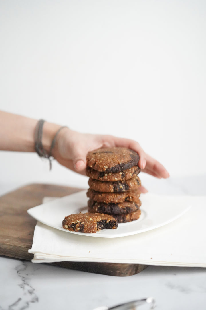 Stuffed Mocha Chocolate Cookies