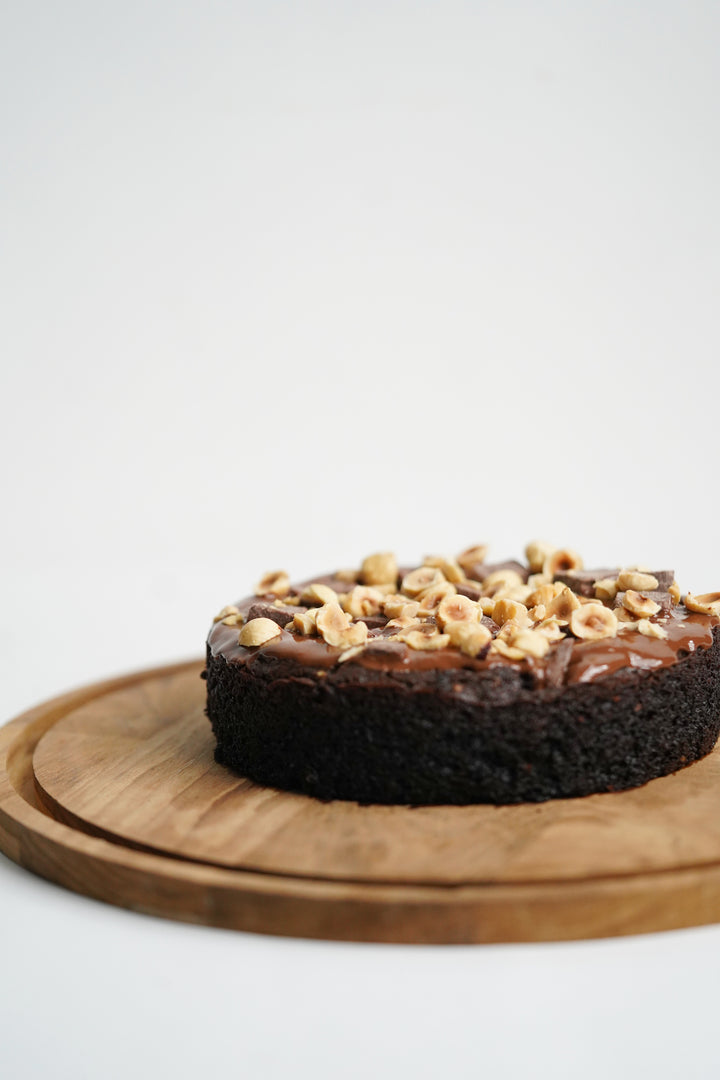 Nutella Gooey Dark Chocolate Cake