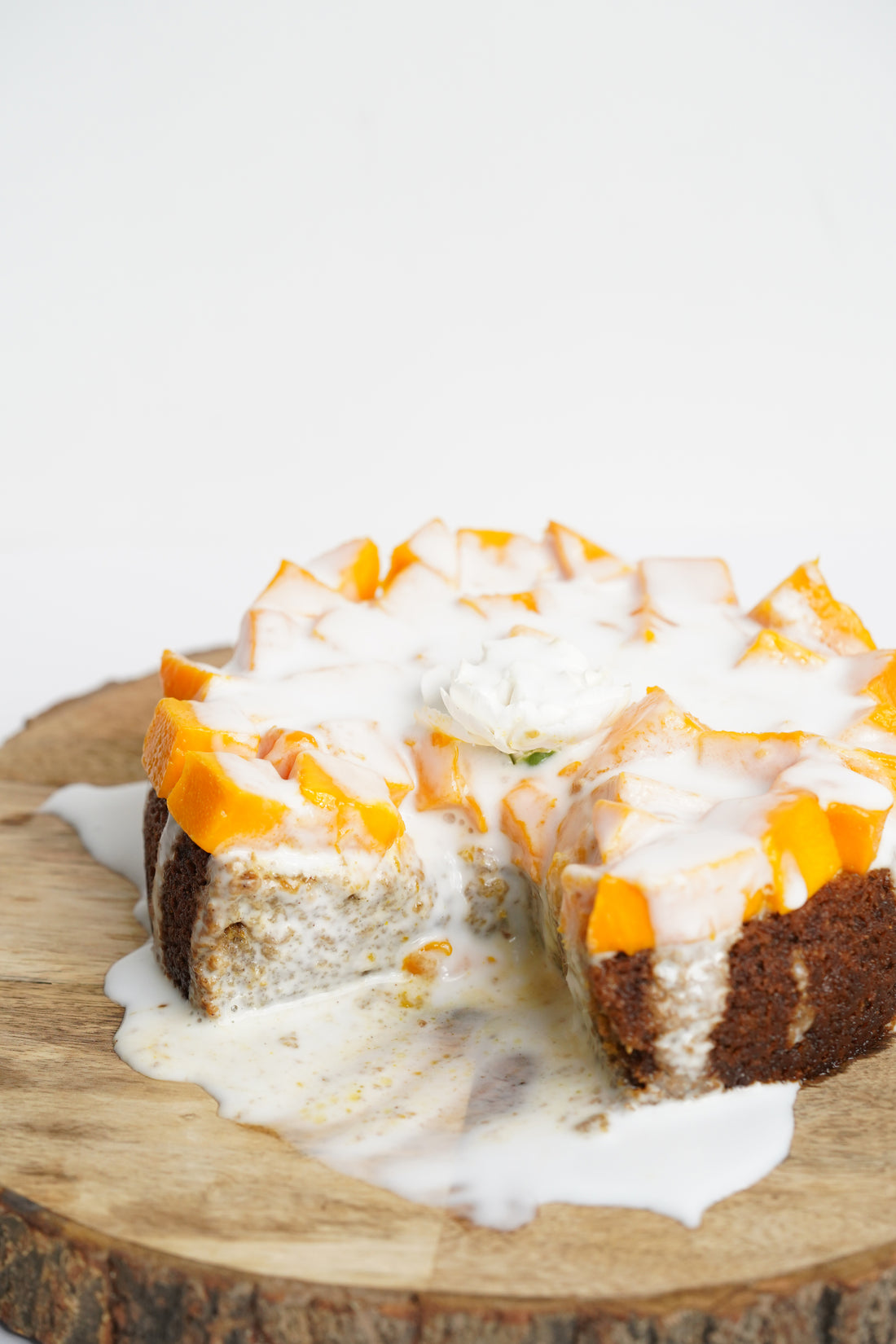 Mango & Coconut Milk Cake