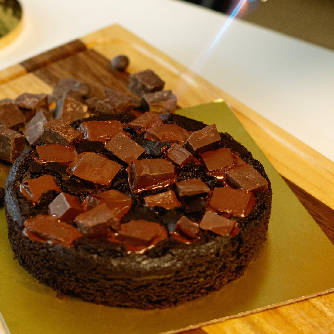 Gooey Dark Chocolate Cake