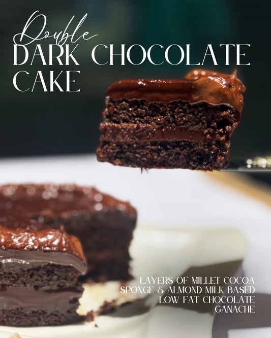 Mothers Day Special : Gluten Free Double Dark Chocolate Cake