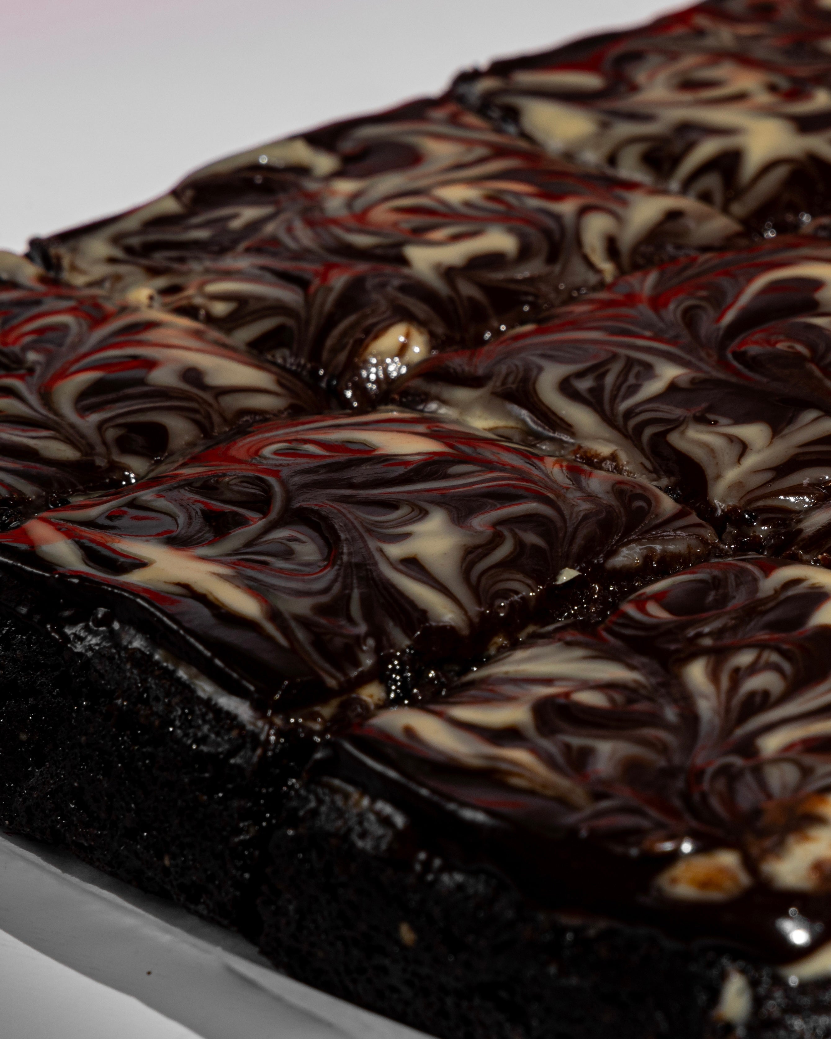 Dark Chocolate & Natural Peanut Butter Brownies