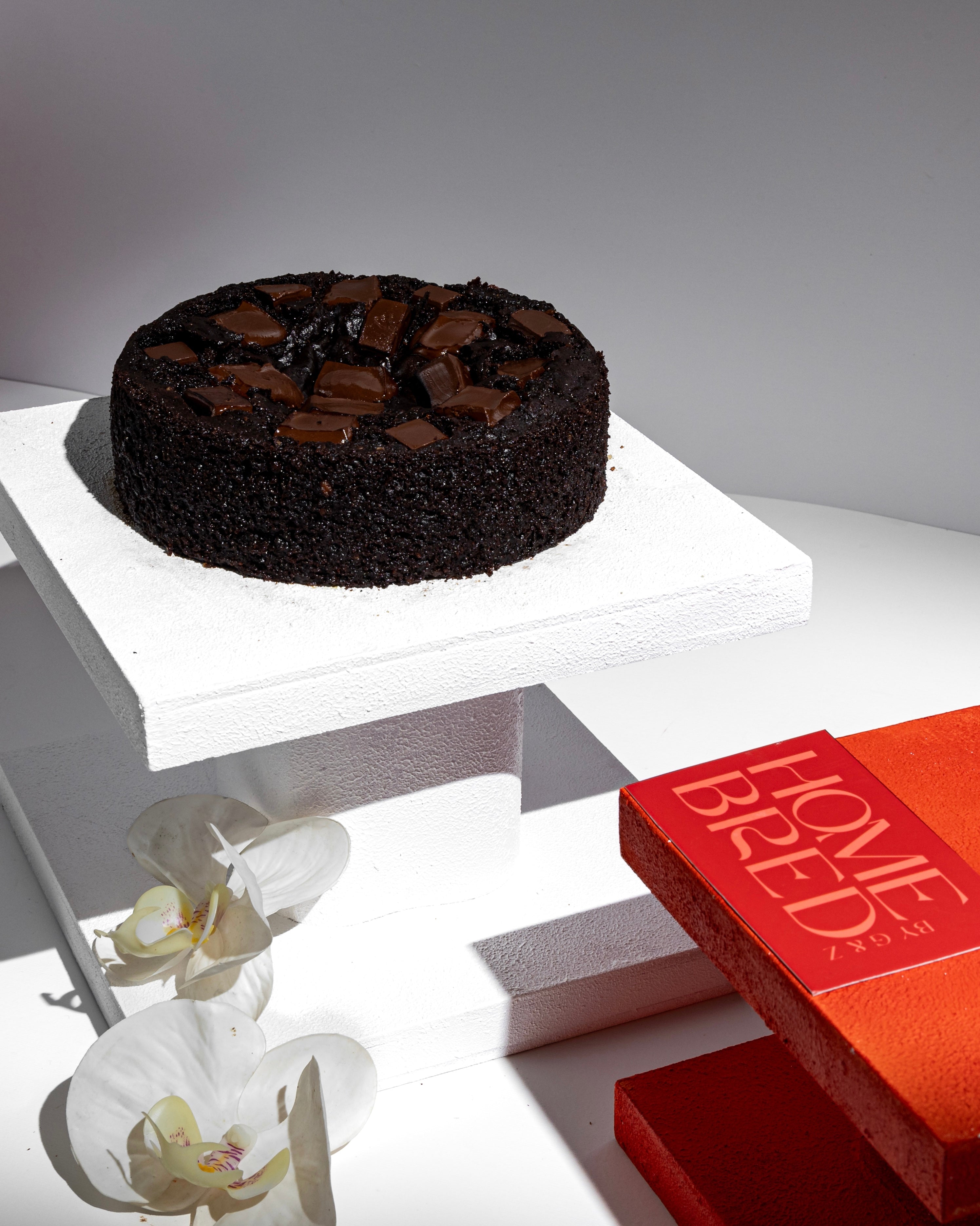 Gooey Dark Chocolate Cake