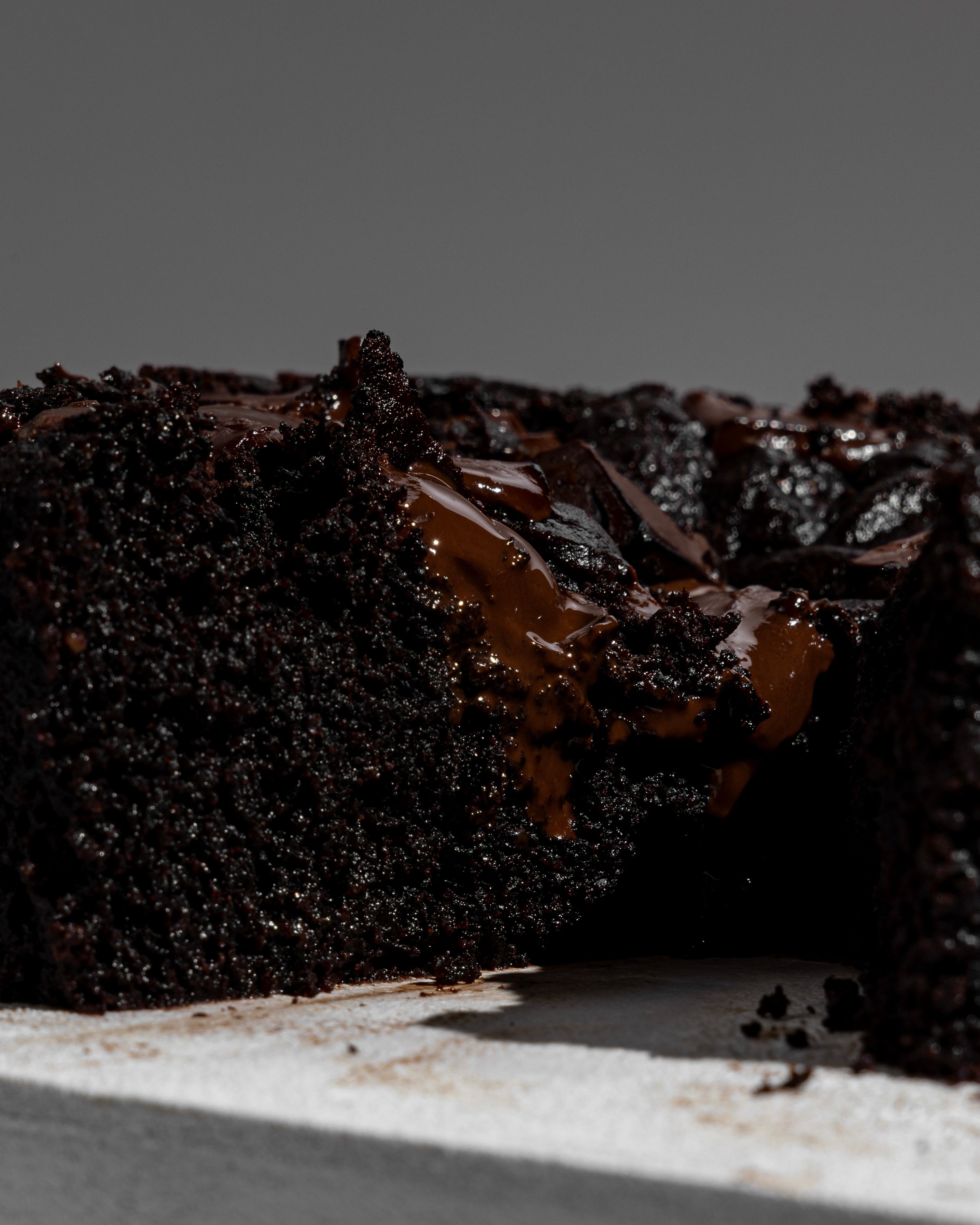 Gooey Dark Chocolate Cake