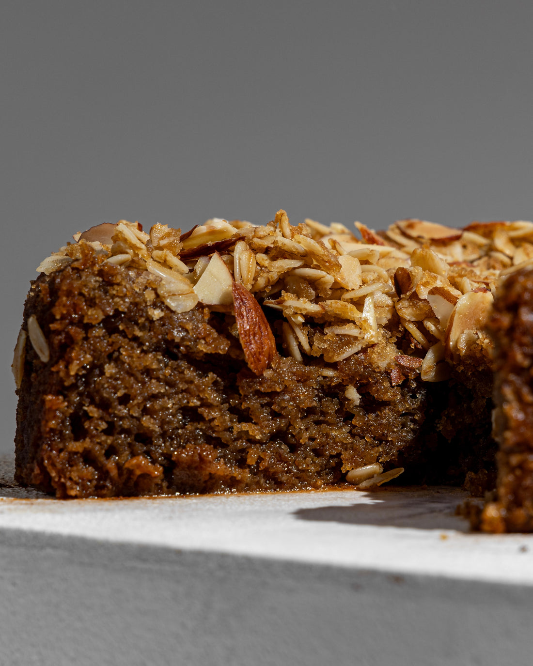 Oat & Almond Crumble Cake