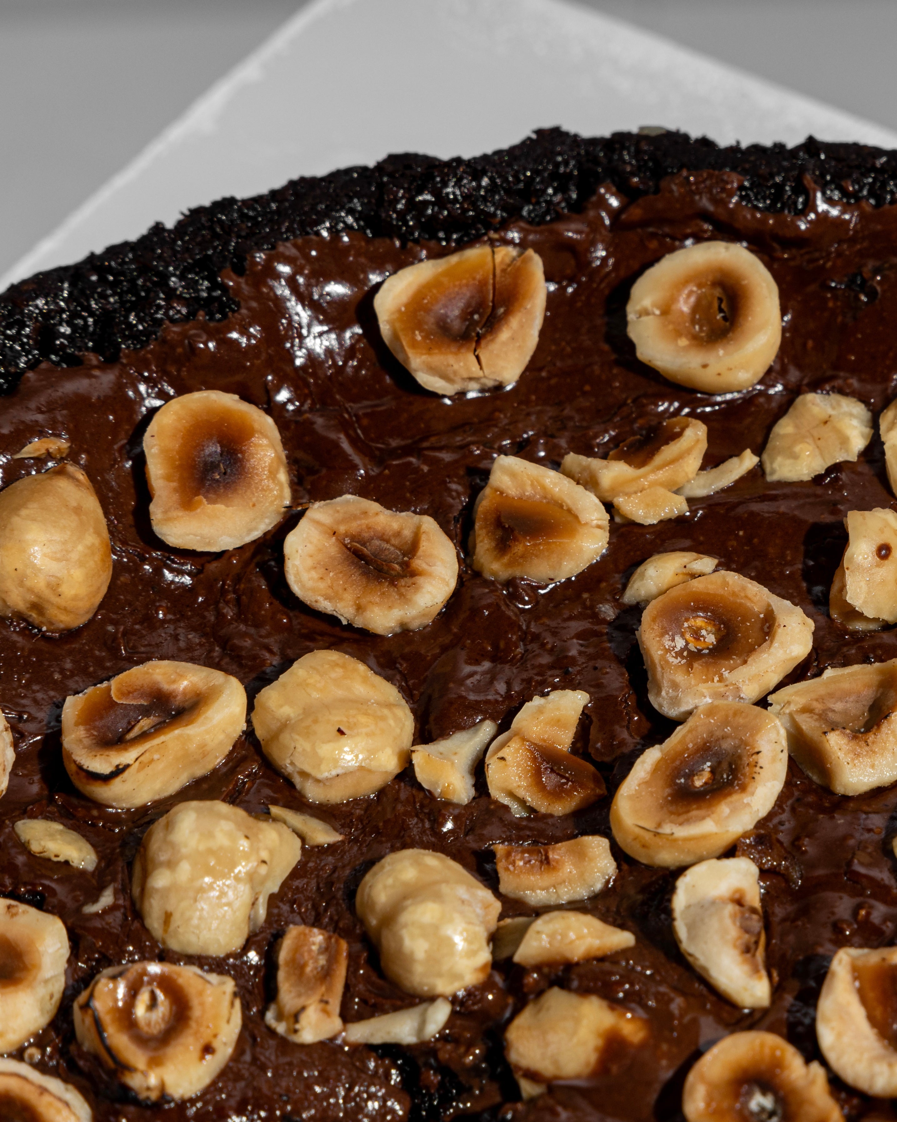 Flourless Hazelnut Cake with our in house Sugar Free Nutella