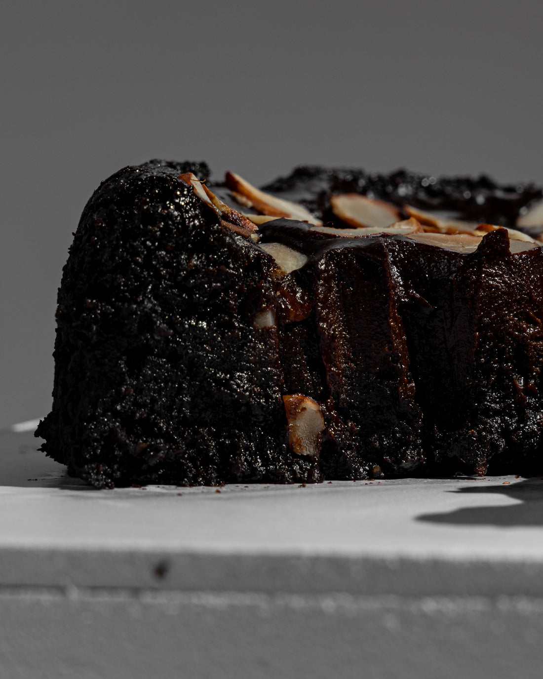 Flourless Coffee Almond Dark Chocolate Cake