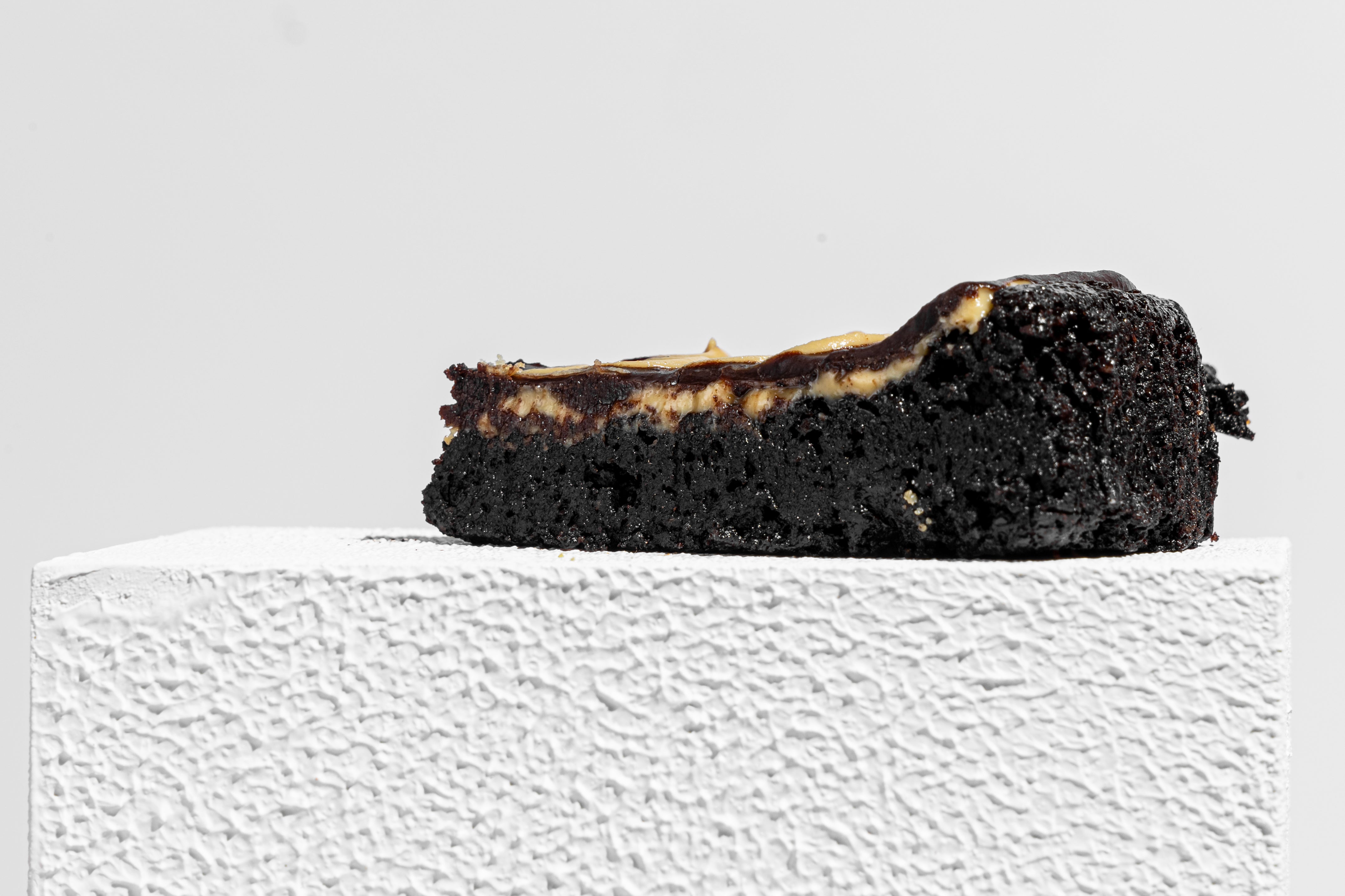 Flourless Dark Chocolate & Natural Peanut Butter Cake