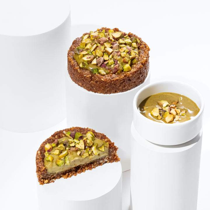Pistachio Custard Well